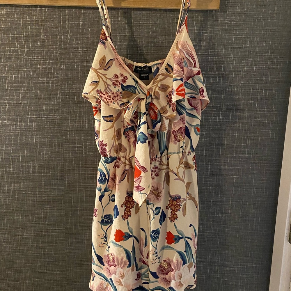 Floral Print Summer shorts romper
